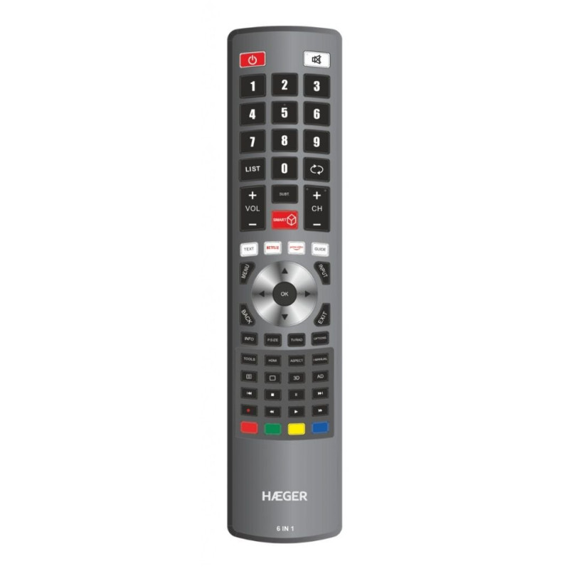 Mando distancia tv Haeger UR006002A, universal 5 e Mando distancia tv Haeger UR006002A, universal 5 e