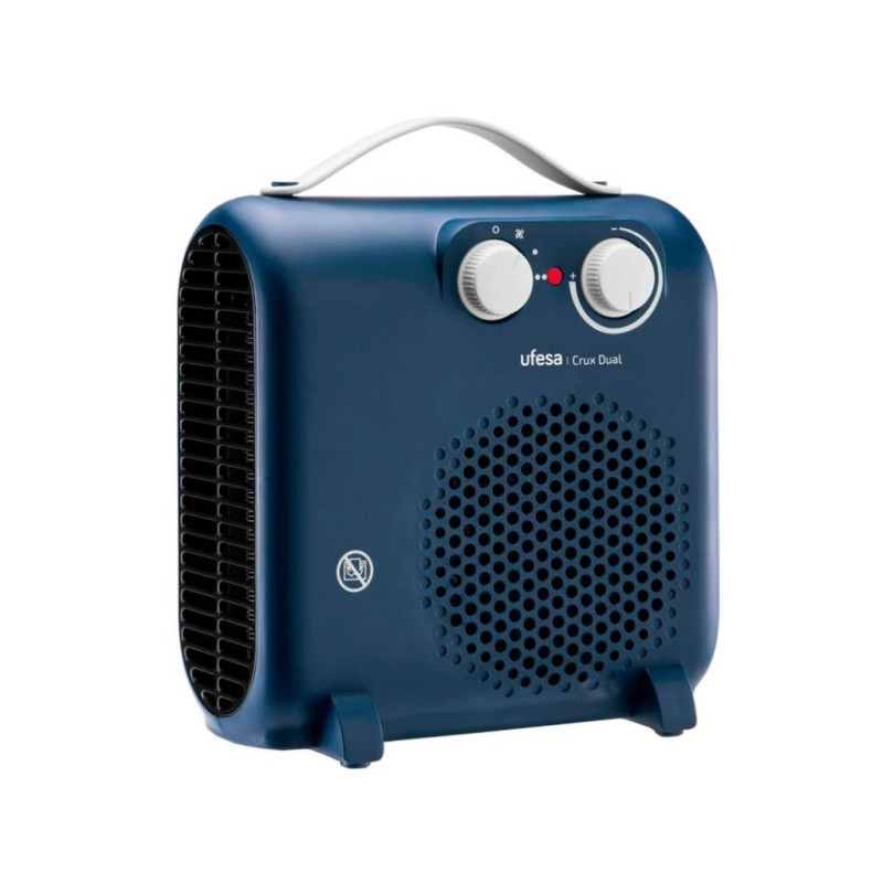 Calefactor Ufesa CRUX DUAL BLUE, 2000w, 3 Niveles, Calefactor Ufesa CRUX DUAL BLUE, 2000w, 3 Niveles,
