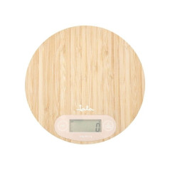Balanza cocina Jata HBAL1110, 5kg, Bambu, digital,