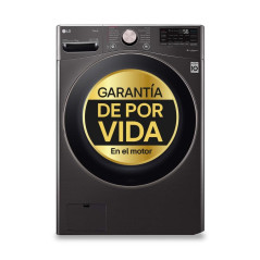 Lavadora LG F0P3CYV2E, 20kg, 1000rpm, B, Inox Graf