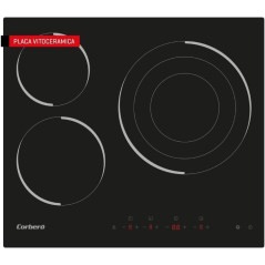Vitroceramica Corbero CCVM3574, 3 Zonas, 60cm, TC