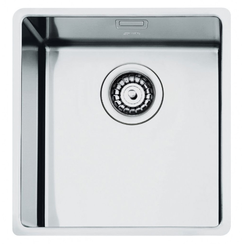 Fregadero Smeg VFU45SFR, 1C, Inox, 45x40x20, R15 Fregadero Smeg VFU45SFR, 1C, Inox, 45x40x20, R15