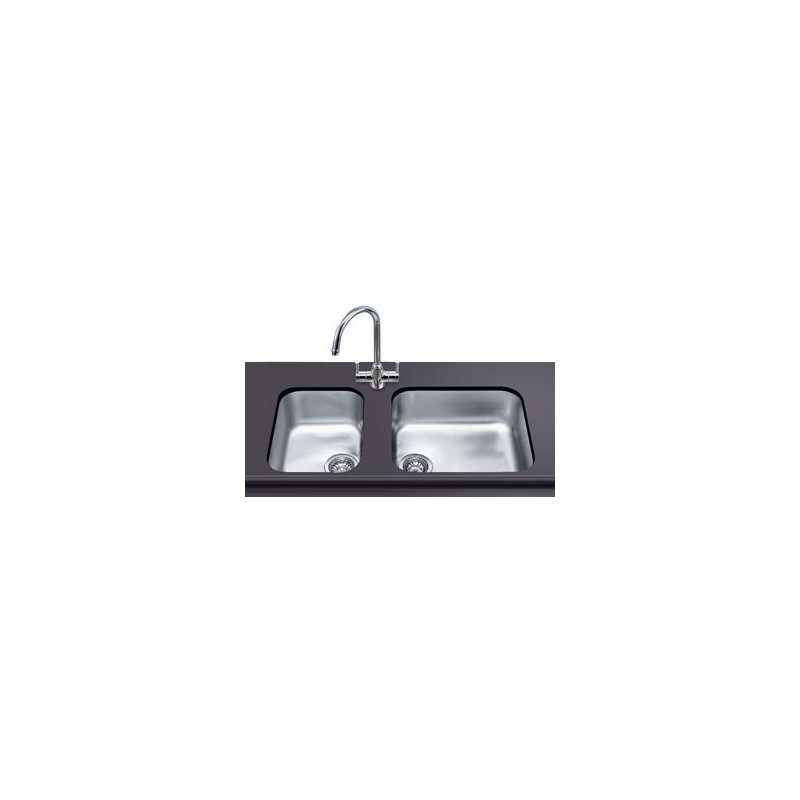 Fregadero Smeg UM45, 1C, Inox, 45X40x18, Fregadero Smeg UM45, 1C, Inox, 45X40x18,
