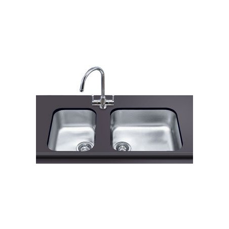 Fregadero Smeg UM45, 1C, Inox, 45X40x18,