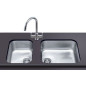 Fregadero Smeg UM45, 1C, Inox, 45X40x18, Fregadero Smeg UM45, 1C, Inox, 45X40x18,