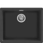 Fregadero Smeg VZP56N, 1C, 50x40x21.5, Gr Negro