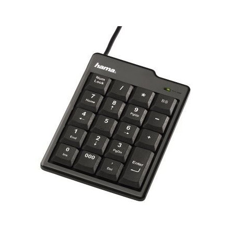 Teclado SLIM Numerico Hama SK100 52216