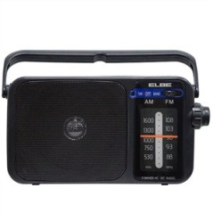 RADIO PORTATIL ELBE RF942 AM/FM RED O PILAS