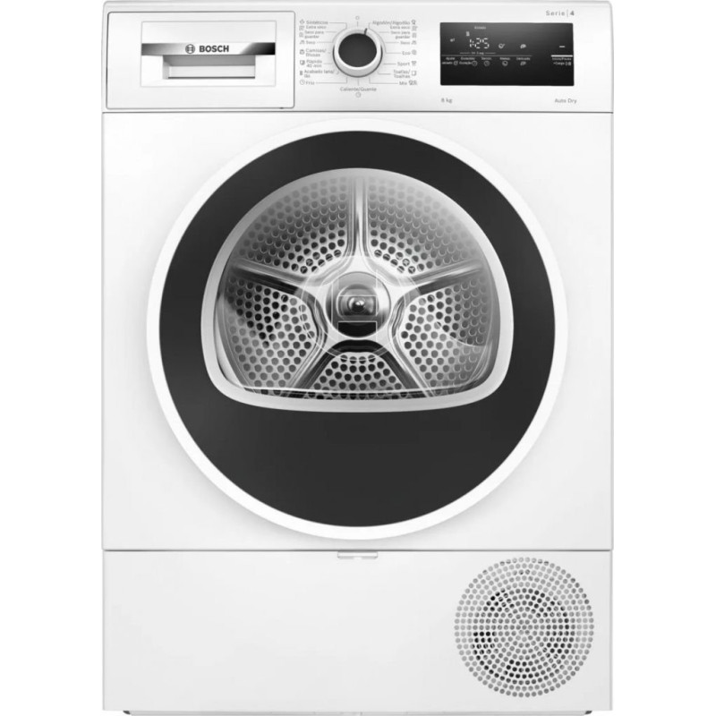 Secadora Bosch WTR85V00ES, 8kg, D, blanco, display Secadora Bosch WTR85V00ES, 8kg, D, blanco, display