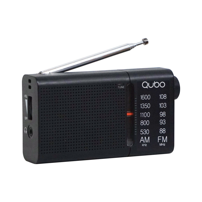 RADIO PORTATIL QUBO RS2 PORTATIL AM/FM,A PILAS RADIO PORTATIL QUBO RS2 PORTATIL AM/FM,A PILAS