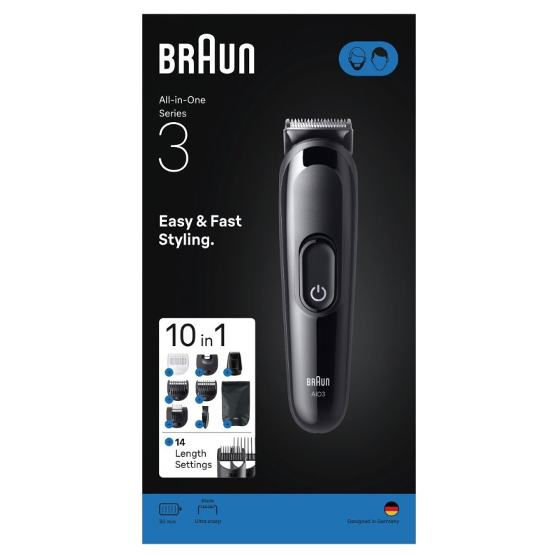 MultiBroomer Braun AIO3560, S3 All in
