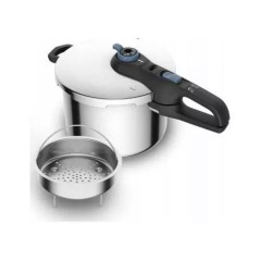 Olla rapida Tefal P2580402, 4L, azul, Secure T