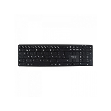 Teclado Seven KW550ESBT, Slim, Bluetooth, 2,4GHz