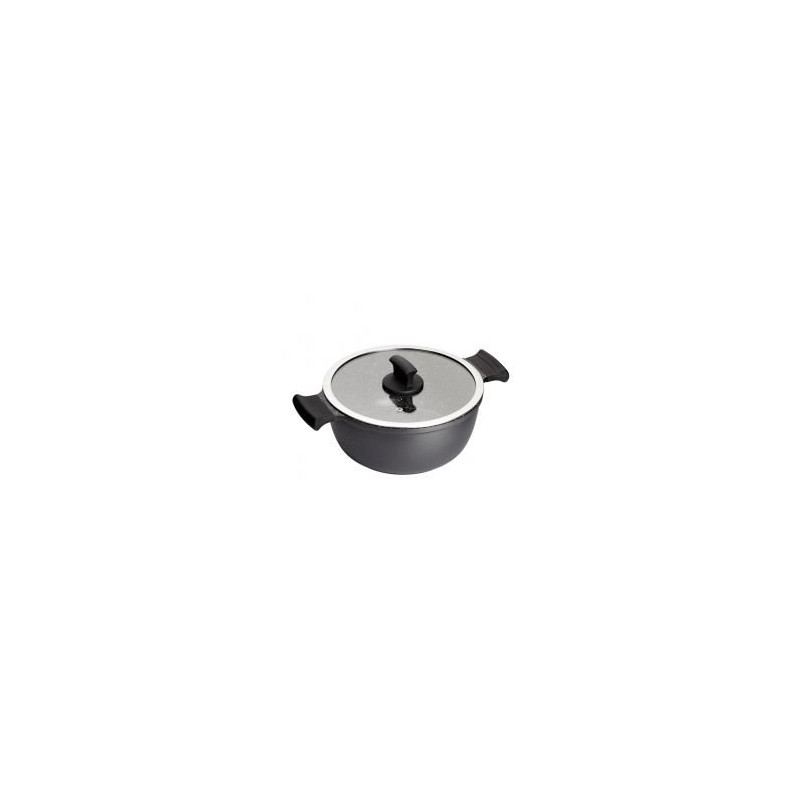 Olla Inoxibar 18169, absolut black 32cm tapa crist Olla Inoxibar 18169, absolut black 32cm tapa crist