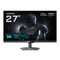 G27UP Monitor de juego 27 4K UHD - Modo dual (4K 160Hz o FHD 320Hz), 3840 x 2160, 1ms, 400 cd/m², FreeSync Premium, HDR10, HDMI