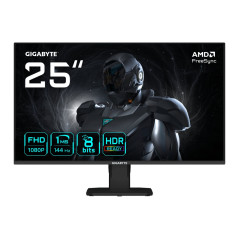 GS25F14 Monitor Gaming FHD de 25 - 1920 x 1080, 144Hz, 1ms, 300 cd/m², Display HDR 10, HDMI 2.0, DisplayPort 1.2