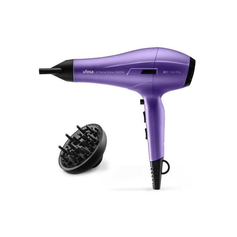 Secador pelo Ufesa XTREMESHINE, 2600w, funcion ion Secador pelo Ufesa XTREMESHINE, 2600w, funcion ion