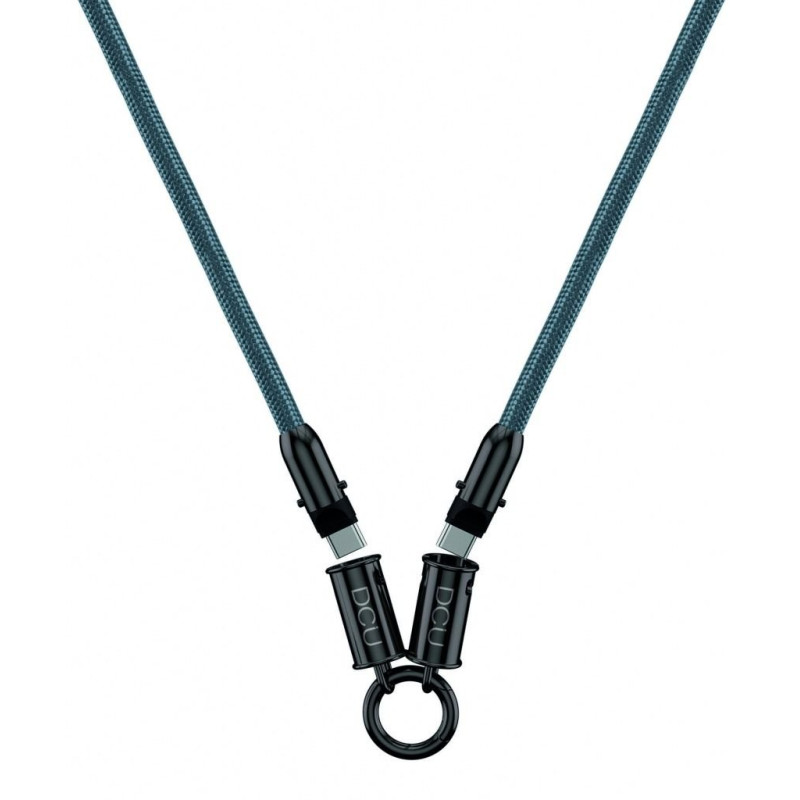 Cordón cable DCU TIPO C A C 60W 1.2m GRIS TRENZADO Cordón cable DCU TIPO C A C 60W 1.2m GRIS TRENZADO
