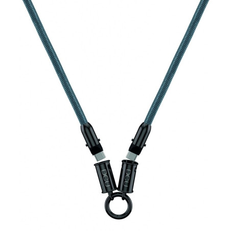 Cordón cable DCU TIPO C A C 60W 1.2m GRIS TRENZADO