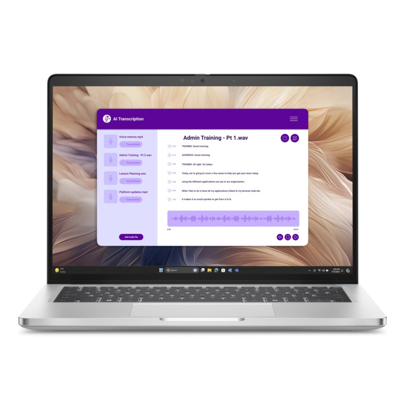 Pro 14 Plus PB14250 Intel Core Ultra 7 255U Portátil 35,6 cm (14) Full HD+ 16 GB DDR5-SDRAM 512 GB SSD Wi-Fi 6E (802.11ax) Windo