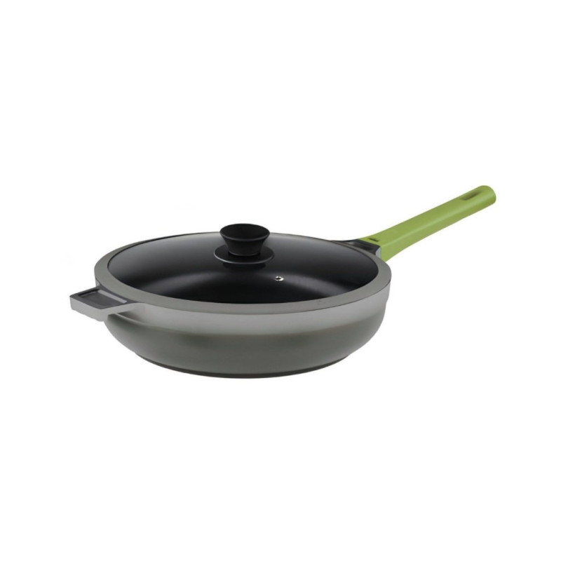 GUISERA INOXIBAR C/TAPA REVOLUT 28CM M/VERDE GUISERA INOXIBAR C/TAPA REVOLUT 28CM M/VERDE