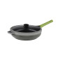GUISERA INOXIBAR C/TAPA REVOLUT 28CM M/VERDE GUISERA INOXIBAR C/TAPA REVOLUT 28CM M/VERDE