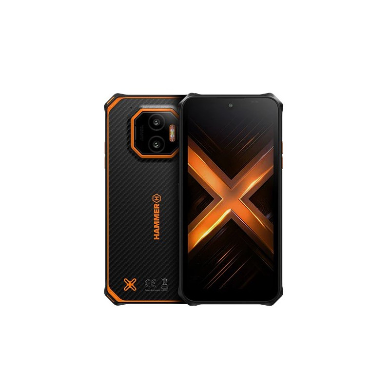 Energy X2 5G 8/256 GB 15,5 cm (6.1) SIM doble Android 15 USB Tipo C 8 GB 5000 mAh Negro, Naranja