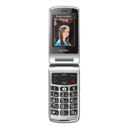 SL645 LTE 7,11 cm (2.8) 120 g Negro, Plata Teléfono para personas mayores