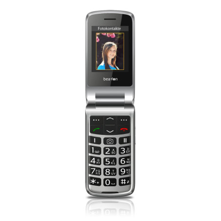 SL645plus LTE 7,11 cm (2.8) 120 g Negro, Plata Teléfono con cámara