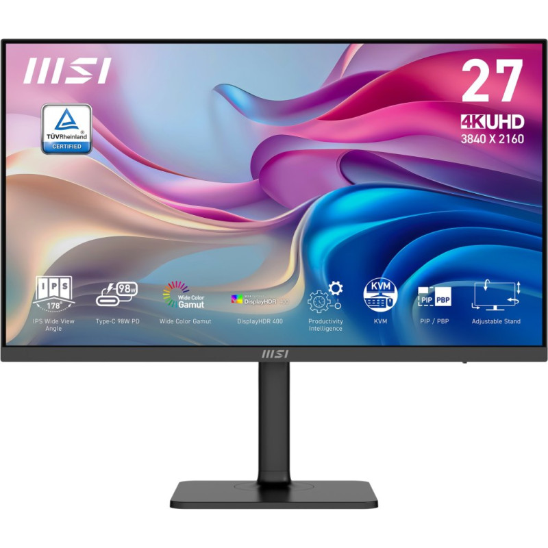 Modern MD272UPHG pantalla para PC 68,6 cm (27) 3840 x 2160 Pixeles 4K Ultra HD Negro