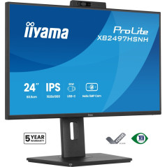 ProLite XB2497HSNH-B1 24IN IPS LCD 4MS 1920X1080 350CD/M2 HDMI/DP/USB 2 pantalla para PC 60,5 cm (23.8) 1920 x 1080 Pixeles Full