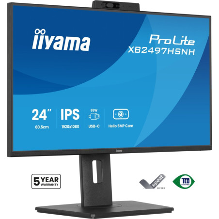 ProLite XB2497HSNH-B1 24IN IPS LCD 4MS 1920X1080 350CD/M2 HDMI/DP/USB 2 pantalla para PC 60,5 cm (23.8) 1920 x 1080 Pixeles Full