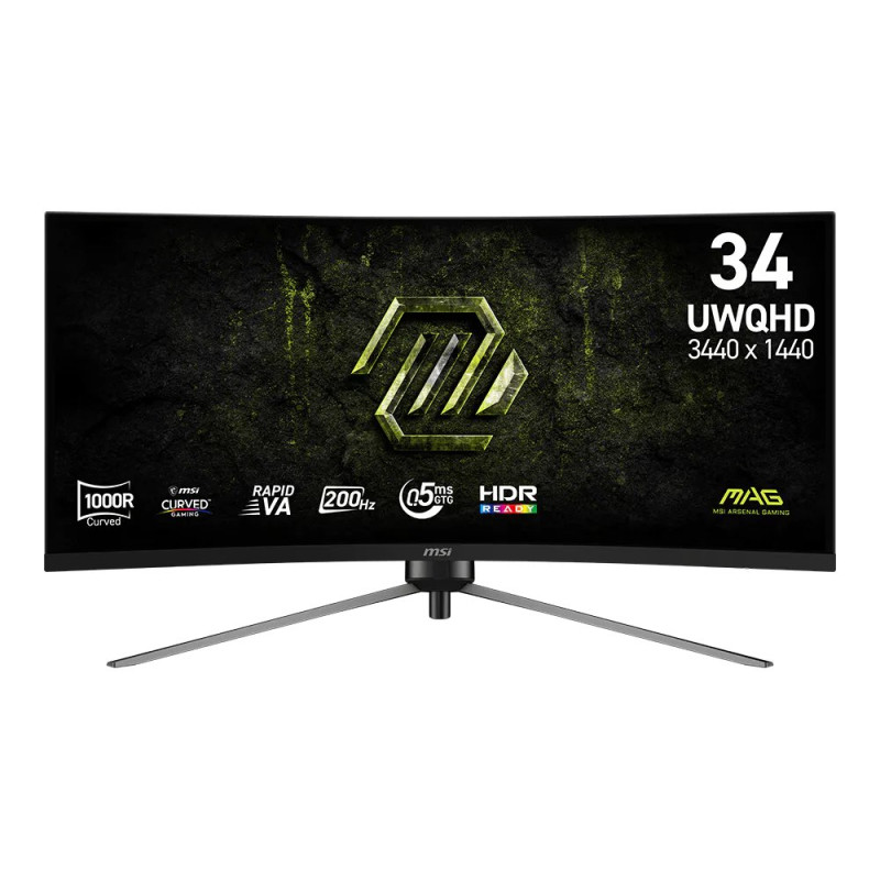 MAG 345CQRF E20 pantalla para PC 86,4 cm (34) 3440 x 1440 Pixeles UltraWide Dual Quad HD Negro