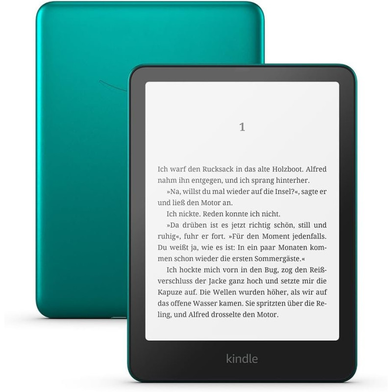 Kindle Paperwhite Signature Edition lectore de e-book Pantalla táctil 32 GB Wifi Verde, Metálico Kindle Paperwhite Signature Edition lectore de e-book Pantalla táctil 32 GB Wifi Verde, Metálico