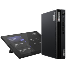 ThinkSmart Tiny Kit Intel® Core i3 i3-13100T 16 GB DDR4-SDRAM 256 GB SSD Windows 11 IoT Enterprise Mini PC Negro