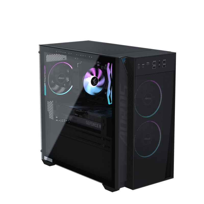 AORUS PRIME 3 PC de Escritorio Gaming - AMD Ryzen 7 9700X, RTX 5070 12GB, 32GB DDR5-SDRAM, 1000GB SSD, Windows 11 Home