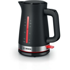 Hervidor Bosch TWK4M223, 1,7l, 2400w, negro y acer