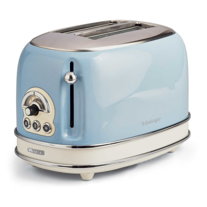 Tostador Ariete 15515, vintage celeste, 2
