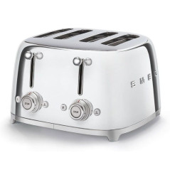 Tostador Smeg TSF03SSEU, 50 style 4 rebanadas crom