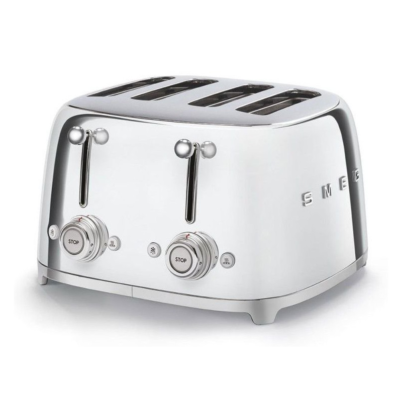 Tostador Smeg TSF03SSEU, 50 style 4 rebanadas crom Tostador Smeg TSF03SSEU, 50 style 4 rebanadas crom