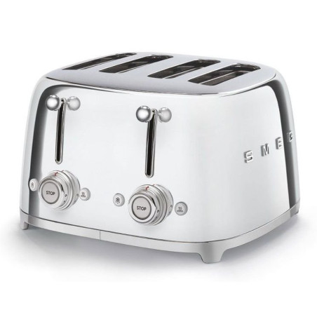 Tostador Smeg TSF03SSEU, 50 style 4 rebanadas crom