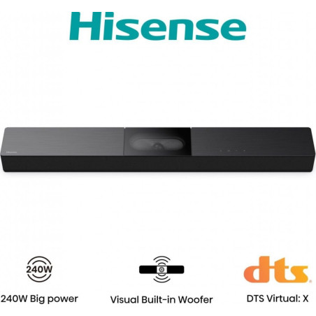 Barra sonido Hisense HS2000, 240w, subwoofer, cana