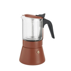 Cafetera Inoxibar BOROSILICATO 9 Tazas TIERRA
