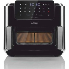 Freidora airfry Haeger AFD10010B, 5+5L, 2600w, 10