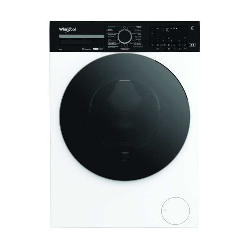 Lavadora Whirlpool WPM87WADSSPT, 8kg, 1400rpm, A-