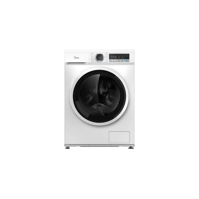 Lavadora Midea MFG16W80BA10WES, 8kg, 1400rpm, A, B