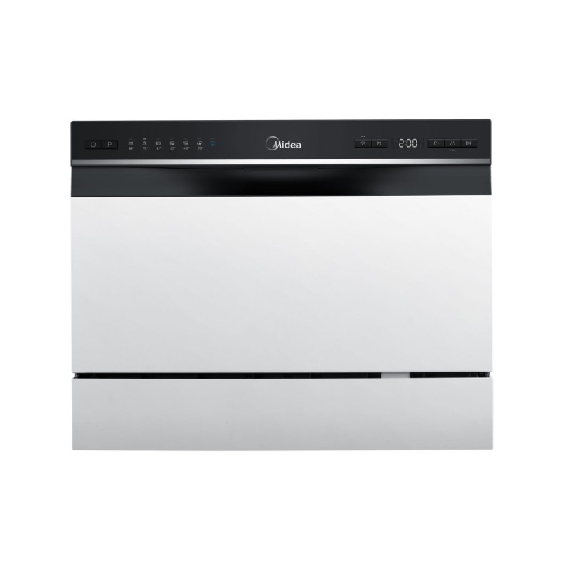 Lavavajillas Midea MTD55S400WGR, 6 Cub, 44x55cm, F