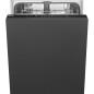 Lavavajillas Smeg STL262D, 13cub, Integr., 60cm, D