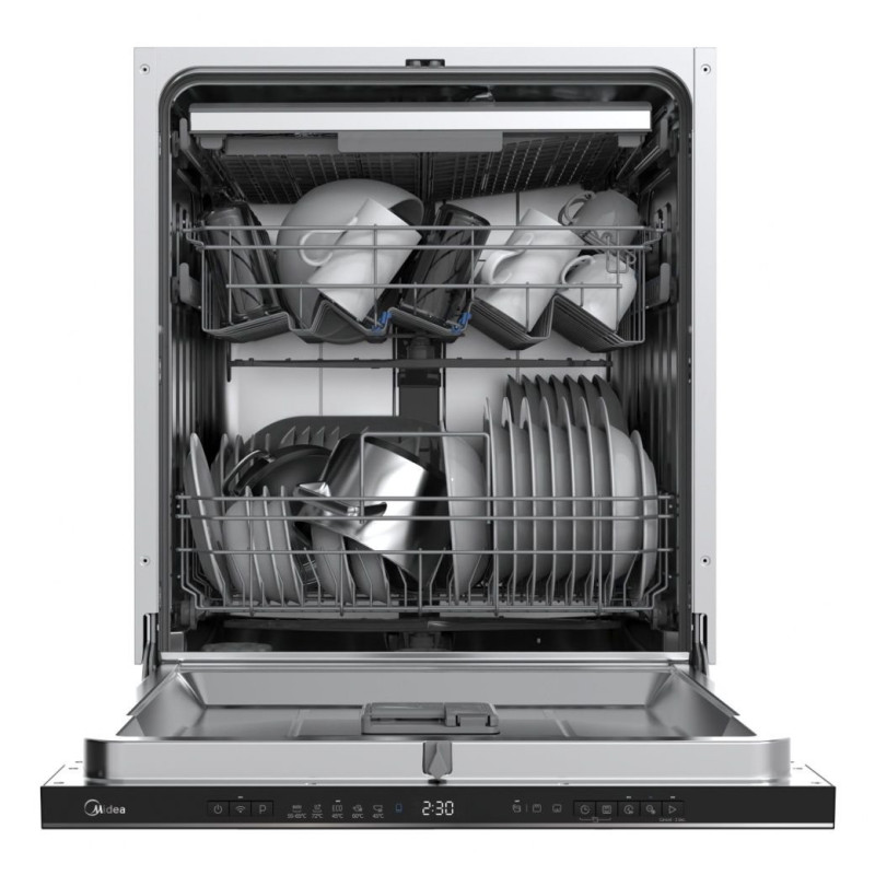 Lavavajillas Midea MDWEB1403MBEA, 14Cub, A, 3ªB, I