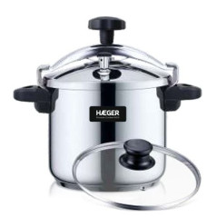 Olla Rapida Haeger PC10S021A, 10L, Inox Plus